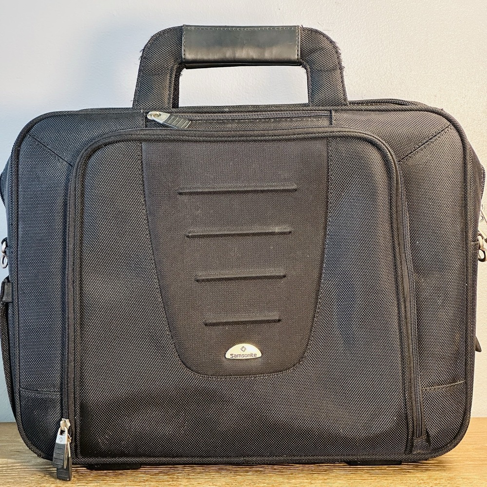 Samsonite Laptop Bag Briefcase 17 Inch Padded Black‎
